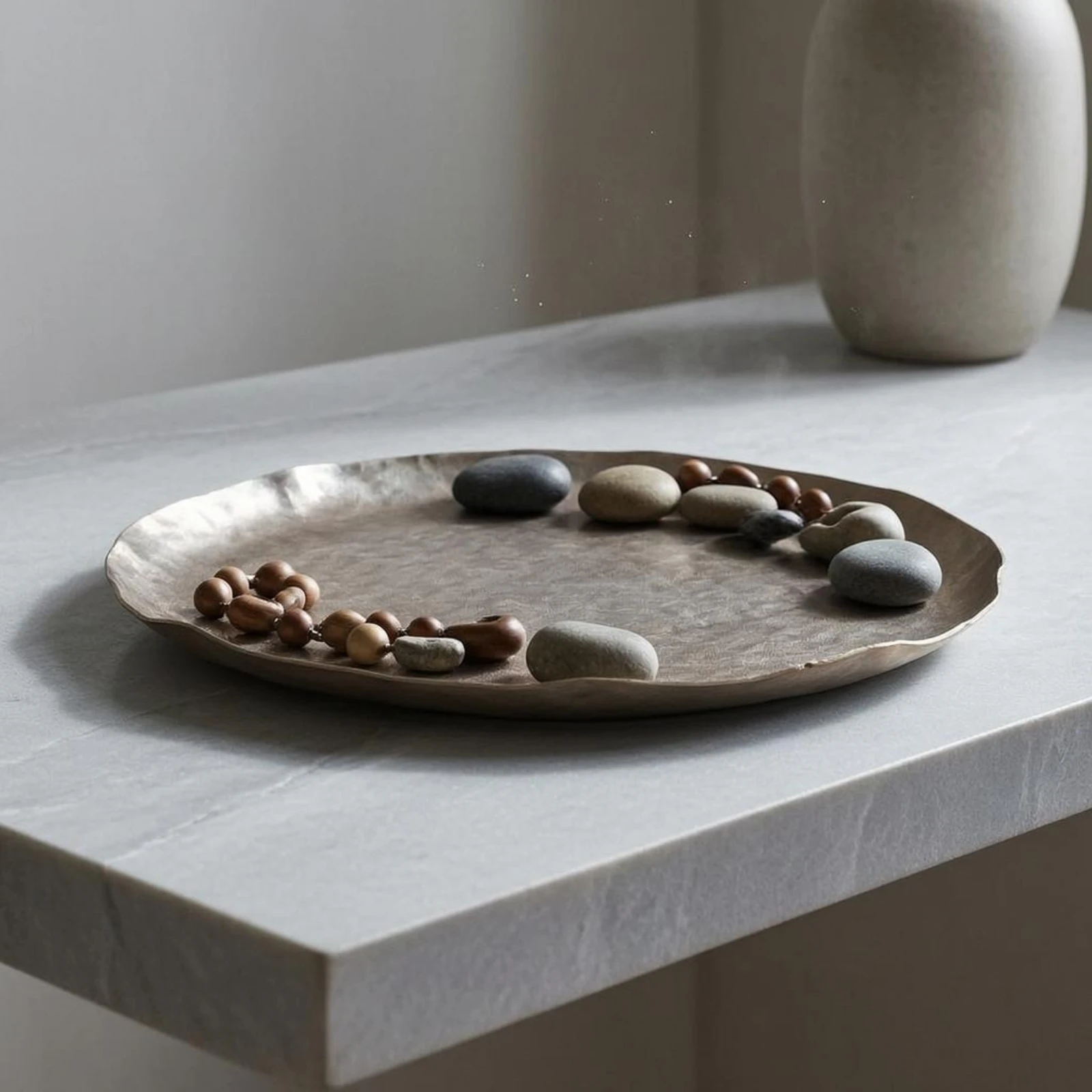 Hammered Serving Tray Textured Aluminum Serving Tray Tableware Elegant Modern Look for Tea Service
Hammered Serving Tray Textured Aluminum Serving Tray Tableware Elegant Modern Look for Tea Service