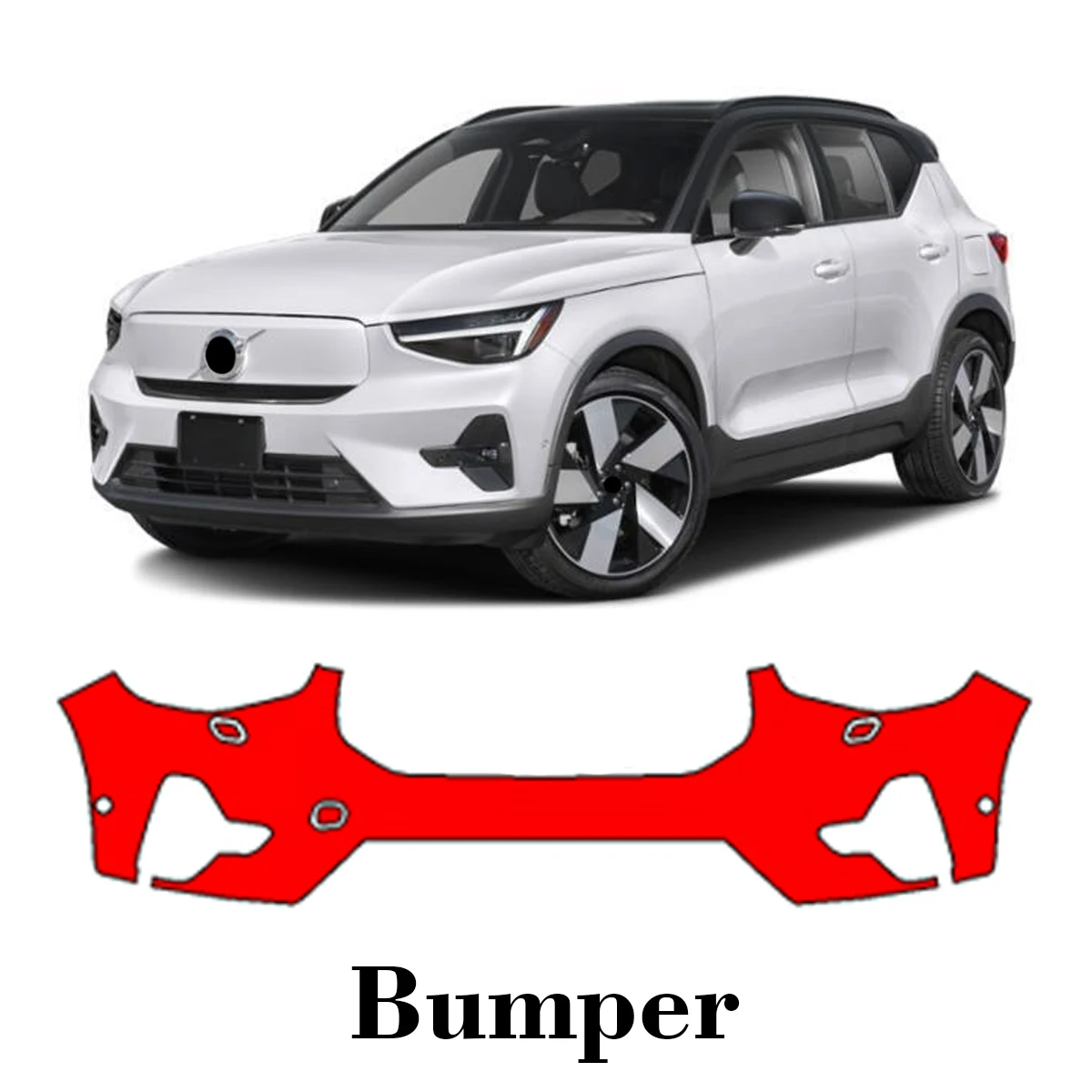 Car Precut Paint Protection Film Front Bumper Anti-scratch Exterior TPU PPF For Volvo XC40 Recharge 2023-2025
Car Precut Paint Protection Film Front Bumper Anti-scratch Exterior TPU PPF For Volvo XC40 Recharge 2023-2025