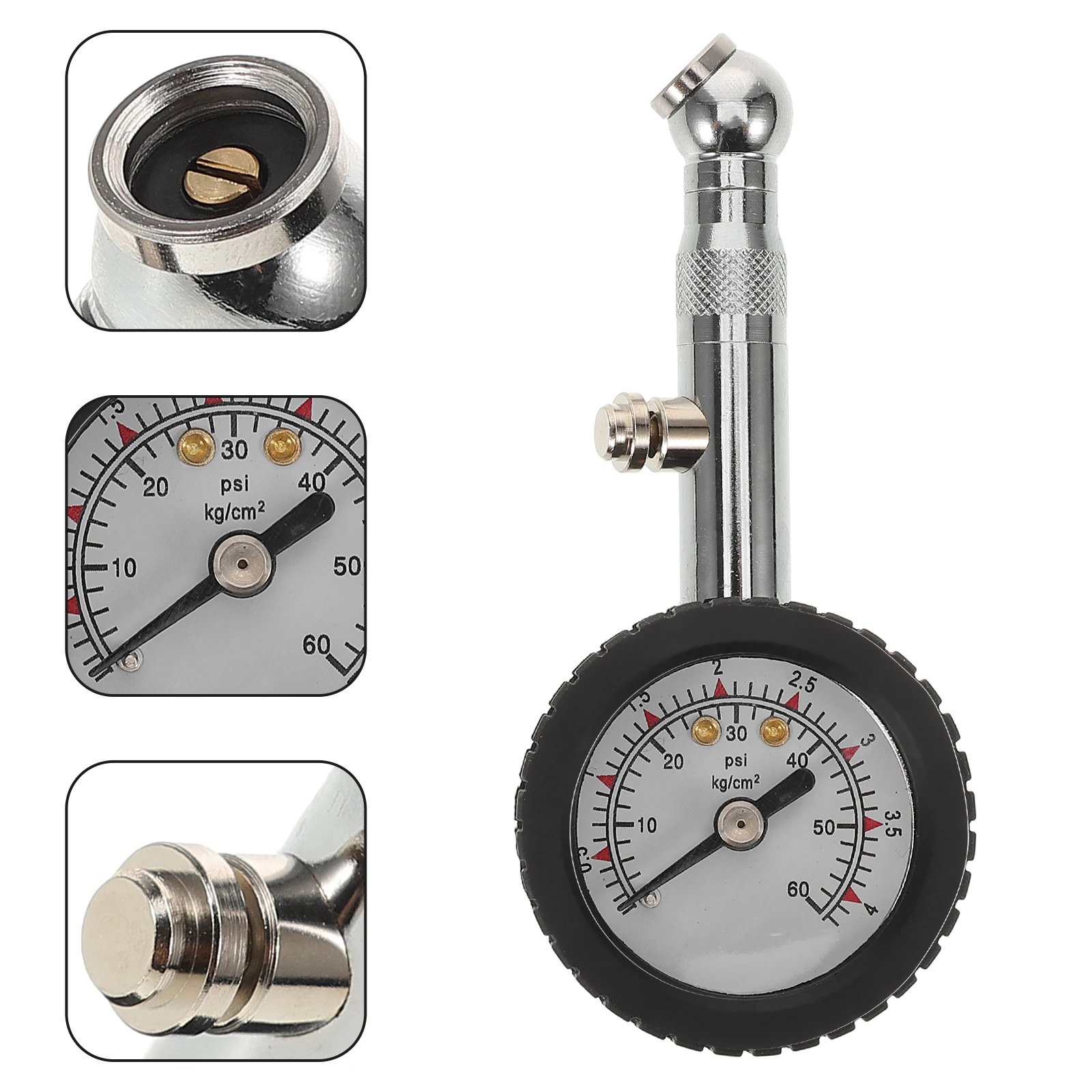 High-Precision Analog Tire Pressure Gauge Portable Automotive Air Checker For Car Truck Motorcycle Dial Design Vehicle Tyre
High-Precision Analog Tire Pressure Gauge Portable Automotive Air Checker For Car Truck Motorcycle Dial Design Vehicle Tyre