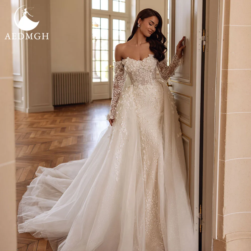 Aedmgh Русалка Сексуальные свадебные платья Милая Vestido De Novia Кружевные аппликации со съемным шлейфом Винтажное свадебное платье на заказ
Aedmgh Русалка Сексуальные свадебные платья Милая Vestido De Novia Кружевные аппликации со съемным шлейфом Винтажное свадебное платье на заказ