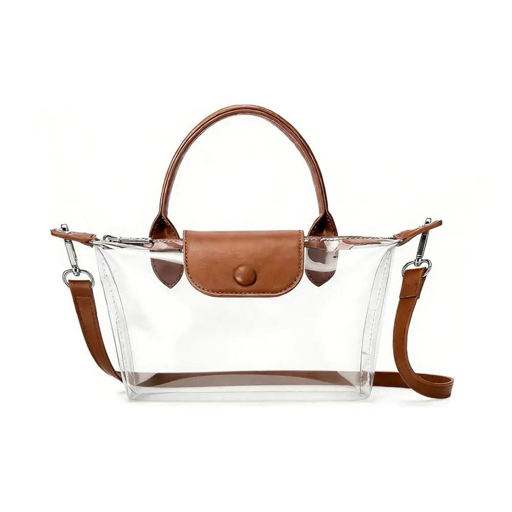 Clear Bag for Stadium Events, Small Crossbody Purse for Concerts, Sports Events World Cup, Durable Waterproof
Clear Bag for Stadium Events, Small Crossbody Purse for Concerts, Sports Events World Cup, Durable Waterproof