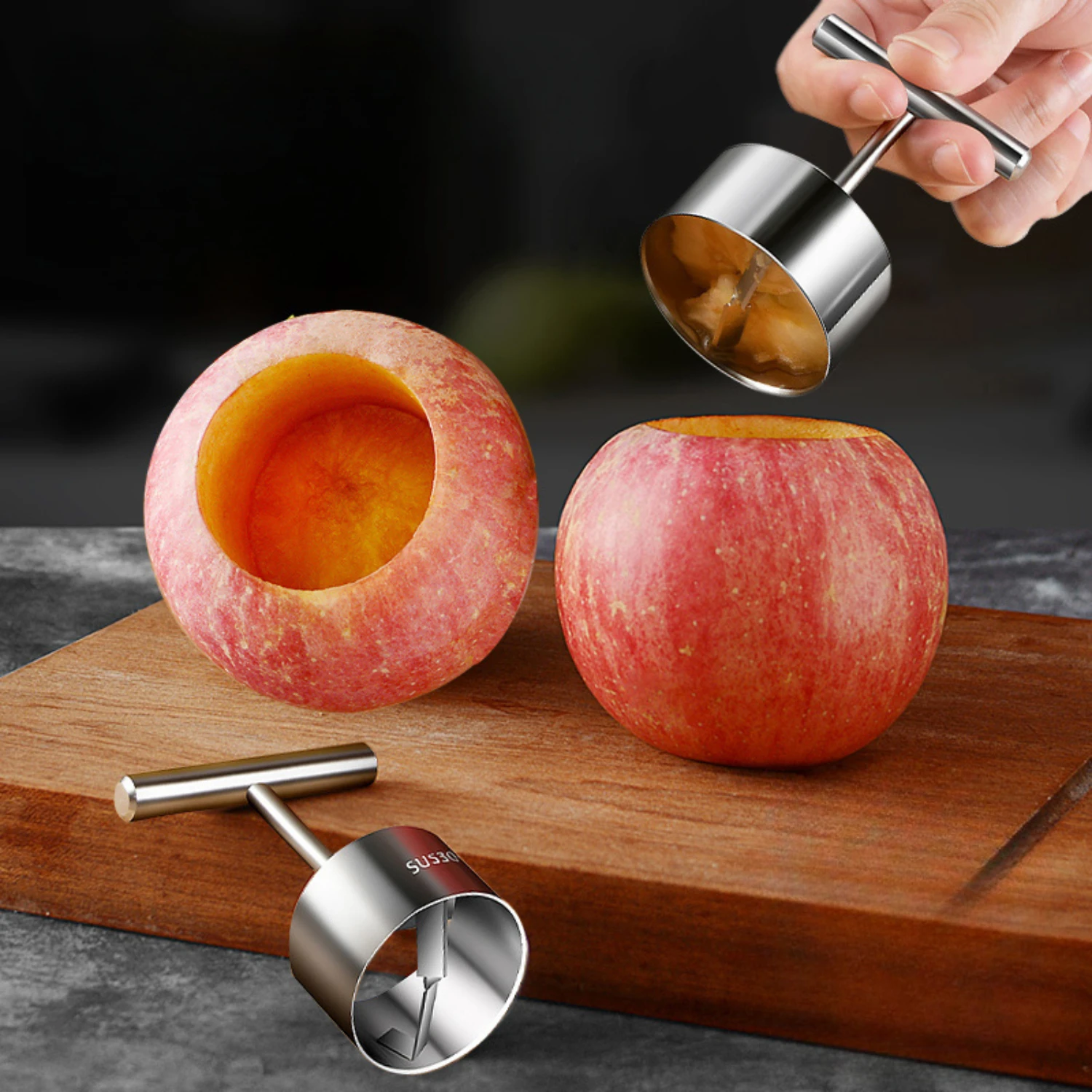 1pc/2pcs Multifunction Pear Core Separator, 304 Stainless Steel Pear Pineapple Corer Remover
1pc/2pcs Multifunction Pear Core Separator, 304 Stainless Steel Pear Pineapple Corer Remover