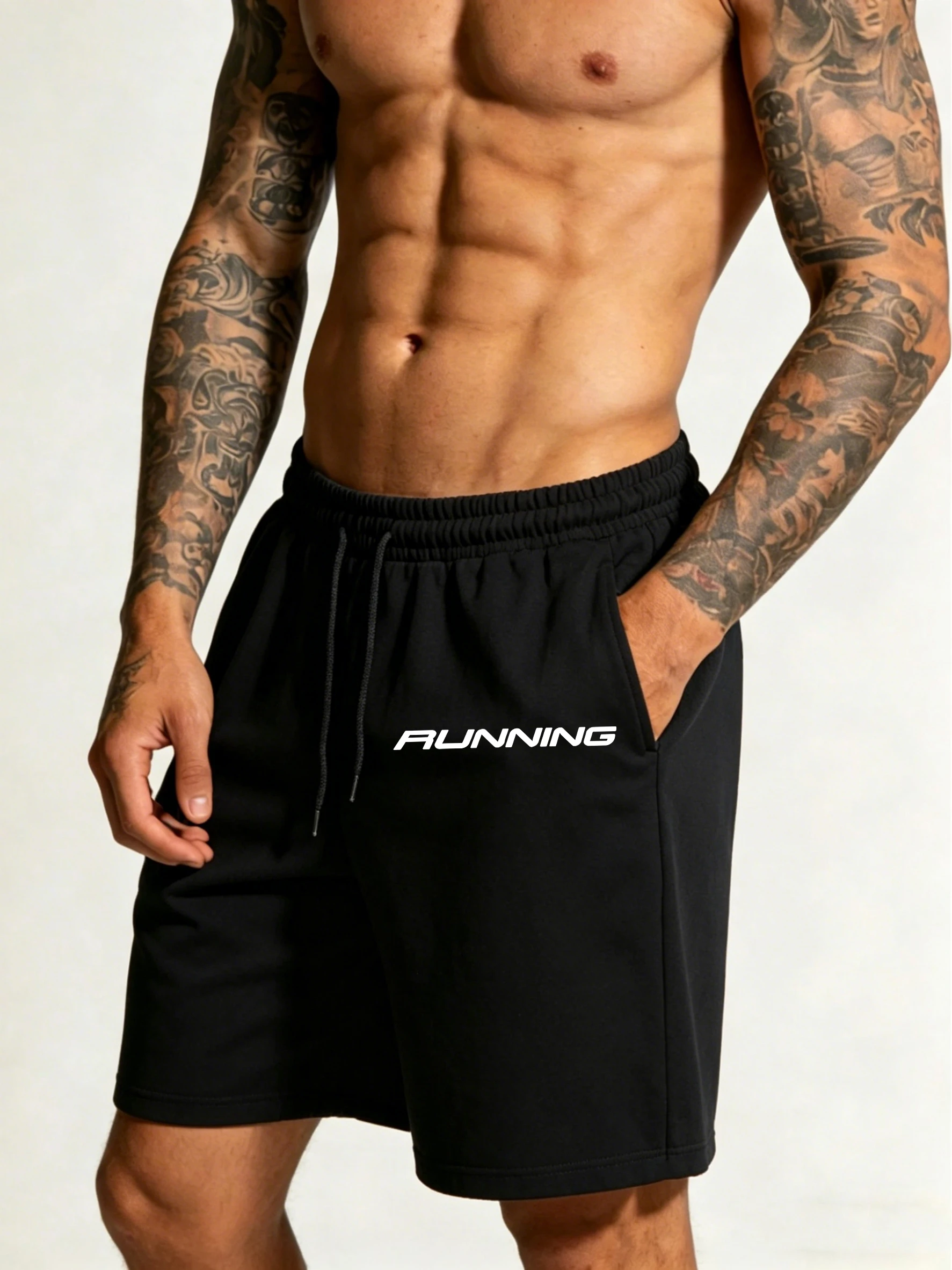 Artistic Word Running Prints Drawstring Gym Casual Swimming Trunks Male Loose Summer Comfy Clothing Beach Sport Basics Shorts
Artistic Word Running Prints Drawstring Gym Casual Swimming Trunks Male Loose Summer Comfy Clothing Beach Sport Basics Shorts