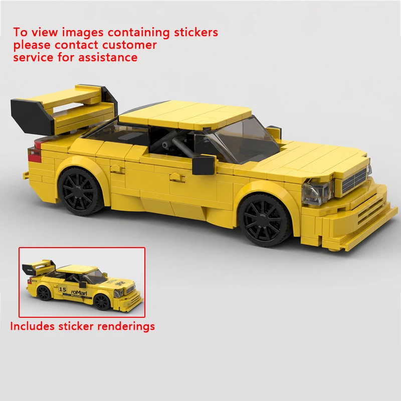 Speed Racing Car Model MOC Building Bricks W202 Top Tier Sports Car Modular Technology Children Holiday Gifts Assemble Toys Suit
Speed Racing Car Model MOC Building Bricks W202 Top Tier Sports Car Modular Technology Children Holiday Gifts Assemble Toys Suit