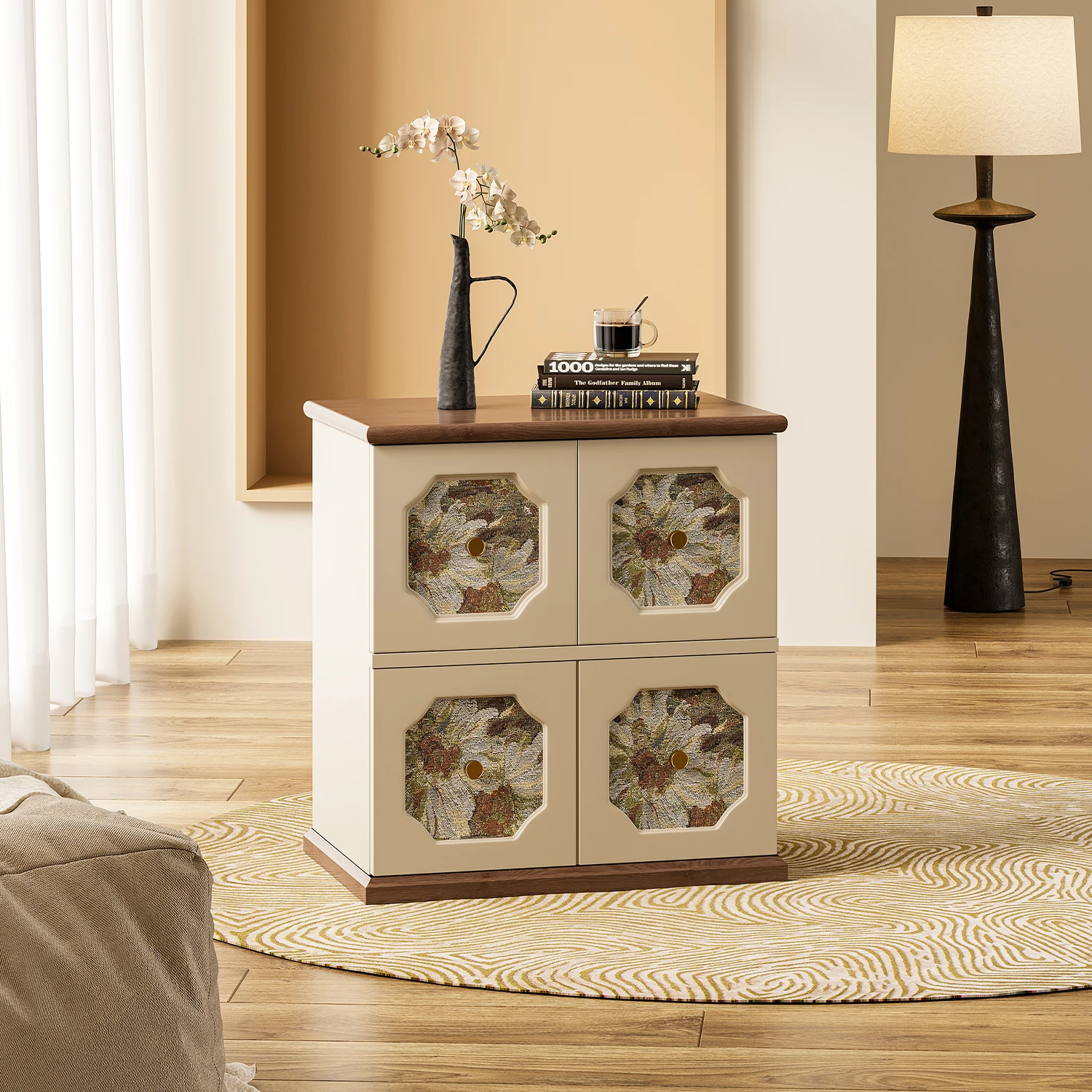Retro solid wood bedside table Home bedroom Bedside table Wall decorative locker
Retro solid wood bedside table Home bedroom Bedside table Wall decorative locker