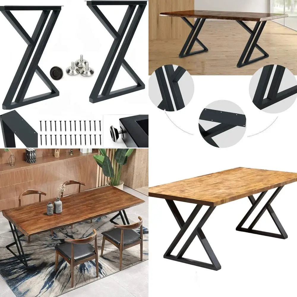 Modern Industrial Cast Iron Desk Legs, 28 H x 19.7 W, 2 Pack, Triangle Shape, Black DIY
Modern Industrial Cast Iron Desk Legs, 28 H x 19.7 W, 2 Pack, Triangle Shape, Black DIY