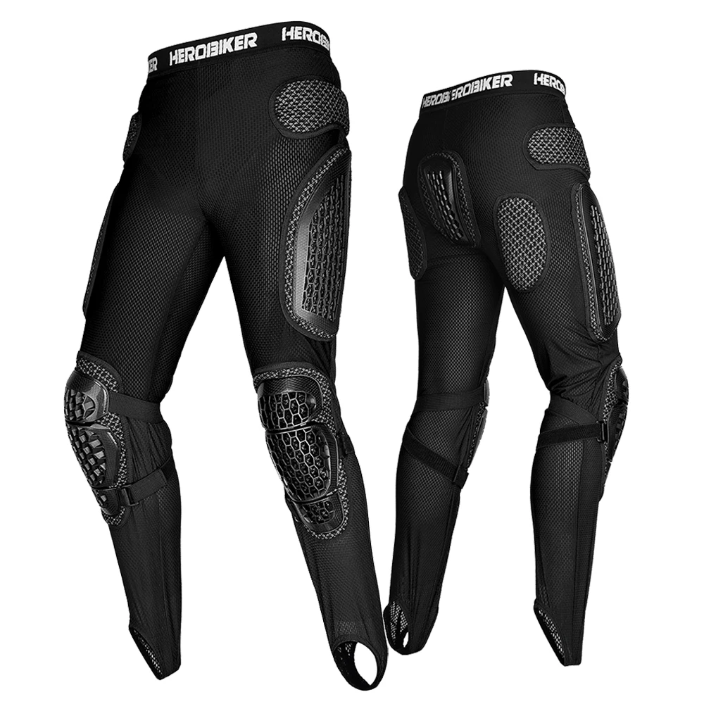 Men's Motorcycle Pants Anti-Fall Motocross Racing Riding Pants Wear-Resistant Motorbike Armor Pants Hip Protection