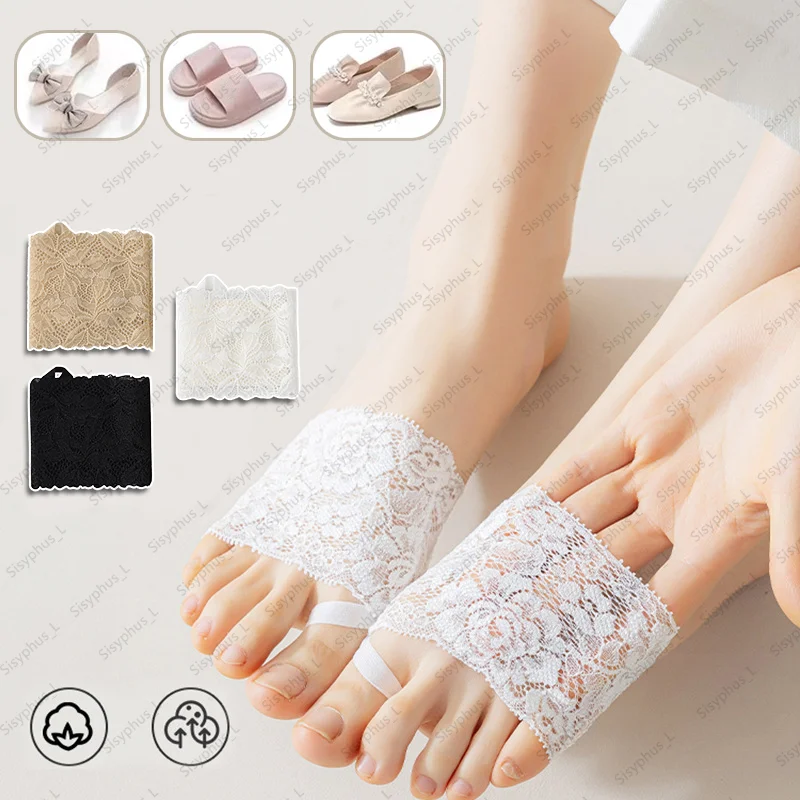 Summer Women No Show Socks Pairs Invisible Lace Socks Split Toe Forefoot Socks for High Heels Slippers Breathable Woman Socks
Summer Women No Show Socks Pairs Invisible Lace Socks Split Toe Forefoot Socks for High Heels Slippers Breathable Woman Socks