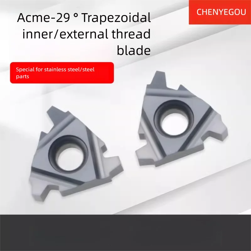 10PCS 29° Trapezoidal Internal & External Thread Turning Inserts 16ER 16NR 22ER 22NR
10PCS 29° Trapezoidal Internal & External Thread Turning Inserts 16ER 16NR 22ER 22NR