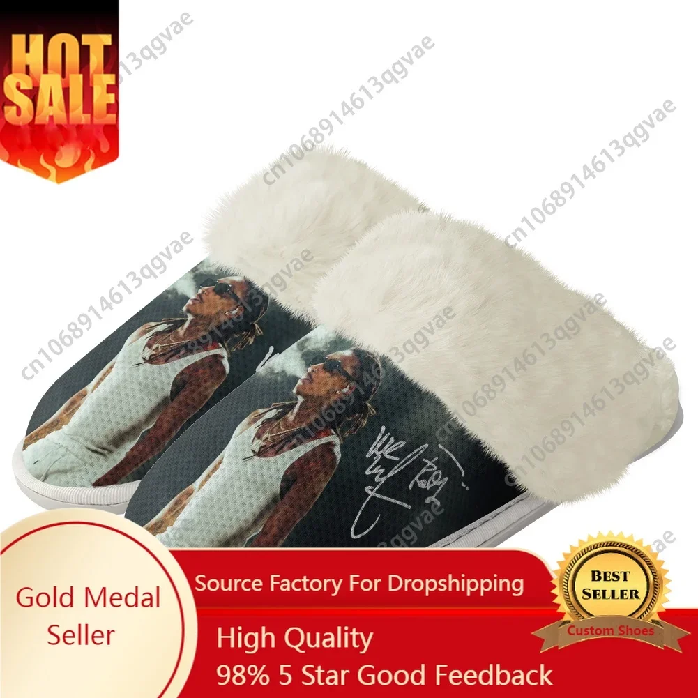 Wiz American Rapper Khalifa Singer Plush Slippers Keep Warm Shoes Mens Womens Home Cotton Bedroom Custom Thermal Light Slipper 
Wiz American Rapper Khalifa Singer Plush Slippers Keep Warm Shoes Mens Womens Home Cotton Bedroom Custom Thermal Light Slipper