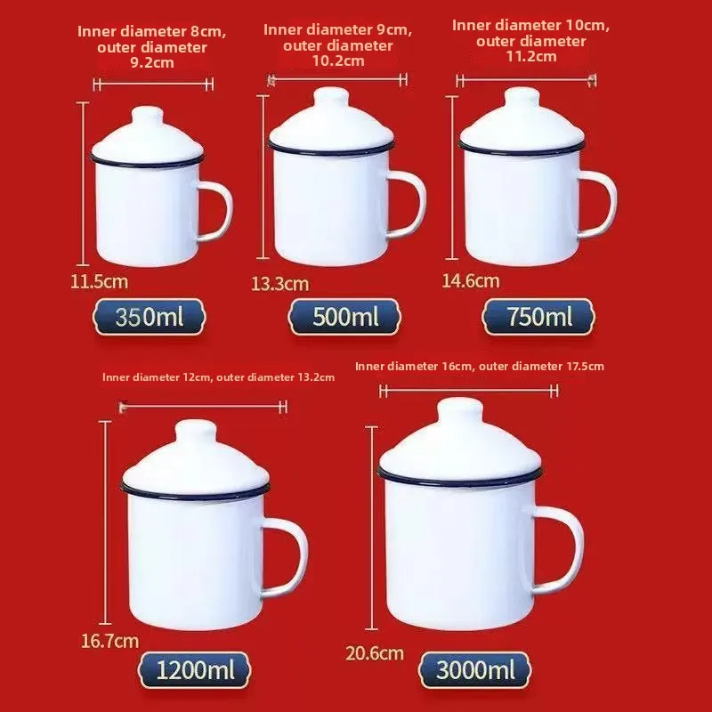 Retro Foreign Sle Enamel Tea Pot Cup without Lid White Porcelain Basin Classic Design Dining Utensils Cup Mark Cup
Retro Foreign Sle Enamel Tea Pot Cup without Lid White Porcelain Basin Classic Design Dining Utensils Cup Mark Cup