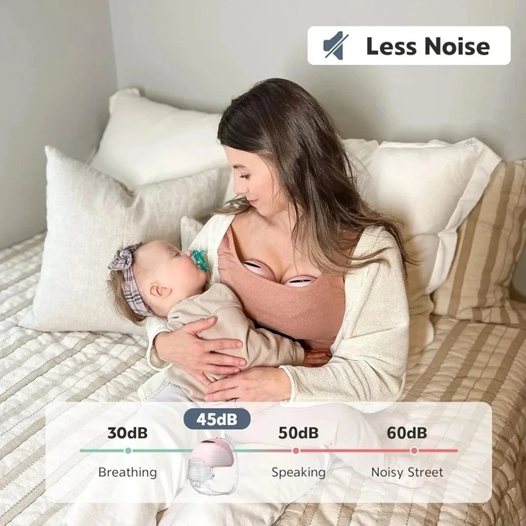 Double Wearable Breast Pump Hands Free Electric Suction Milk Feeding 3 Modes
Double Wearable Breast Pump Hands Free Electric Suction Milk Feeding 3 Modes