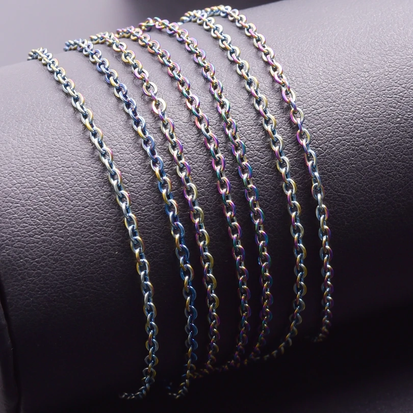 3pcs Width 1.6mm Stainless Steel Chains For Women Men Cross Chain Necklace DIY Jewelry Making Supplies Handmade Choker Necklaces
3pcs Width 1.6mm Stainless Steel Chains For Women Men Cross Chain Necklace DIY Jewelry Making Supplies Handmade Choker Necklaces