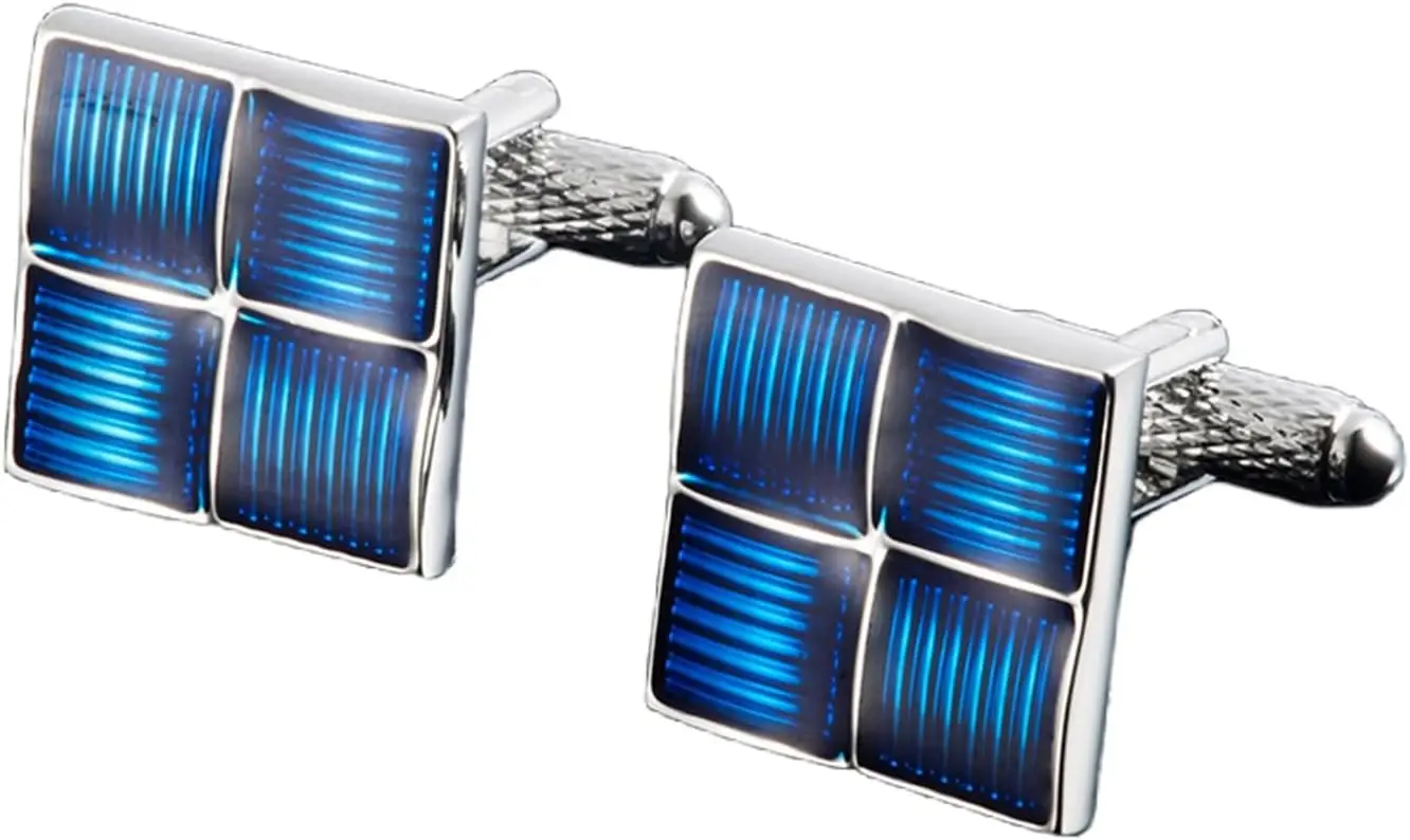 Cufflinks for Men, Square Enamel Cufflinks, Fashion Shirt Classic Cuff Links Men's Unique Business Wedding Gifts
Cufflinks for Men, Square Enamel Cufflinks, Fashion Shirt Classic Cuff Links Men's Unique Business Wedding Gifts