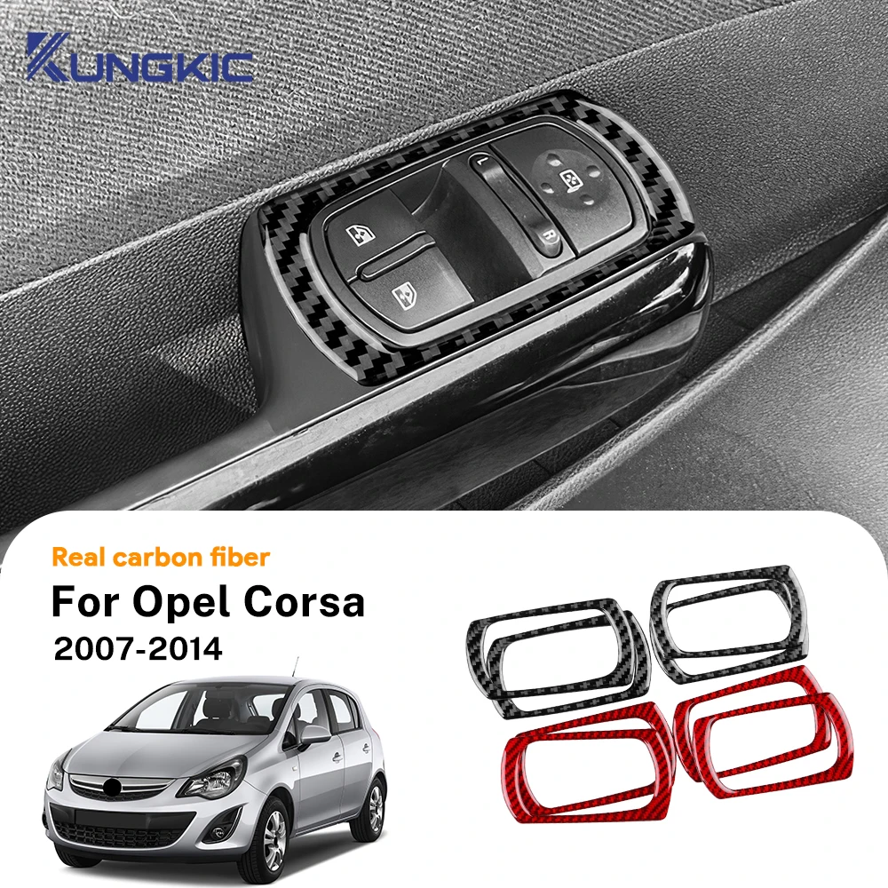 Для Opel Corsa 2007 2008 2009 2010 2011 2012 2013 2014 Наклейка из настоящего мягкого углеродного волокна LHD RHD Кнопка подъема окна автомобиля Рамка
Для Opel Corsa 2007 2008 2009 2010 2011 2012 2013 2014 Наклейка из настоящего мягкого углеродного волокна LHD RHD Кнопка подъема окна автомобиля Рамка