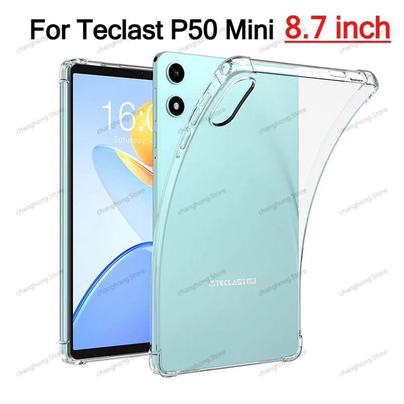 Case For Teclast P50 Mini Tablet 8.7" TPU Transparent Silicone Soft Cover All-inclusive Protection Drop Resistance Tablet Case
Case For Teclast P50 Mini Tablet 8.7" TPU Transparent Silicone Soft Cover All-inclusive Protection Drop Resistance Tablet Case
