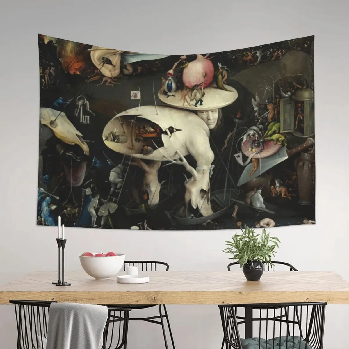 The Garden of Earthly Delights - Hieronymus Bosch Tapestry Home Decorations Aesthetic Decoration Wall Tapestry
The Garden of Earthly Delights - Hieronymus Bosch Tapestry Home Decorations Aesthetic Decoration Wall Tapestry