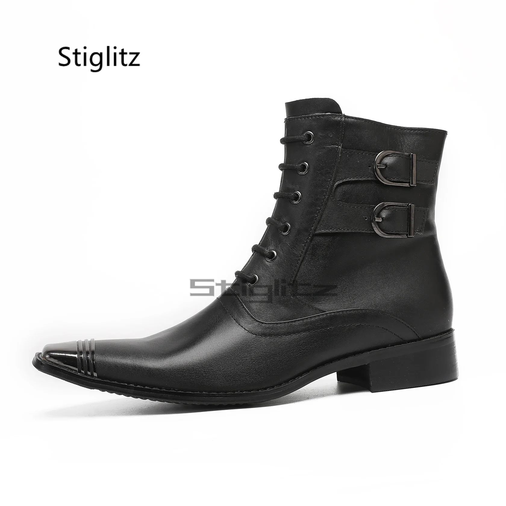 Classic Black Lace Up Ankle Boots for Men Genuine Leather Low Heels Double Buckle Chelsea Boots Winter British Style Male Shoes
Classic Black Lace Up Ankle Boots for Men Genuine Leather Low Heels Double Buckle Chelsea Boots Winter British Style Male Shoes