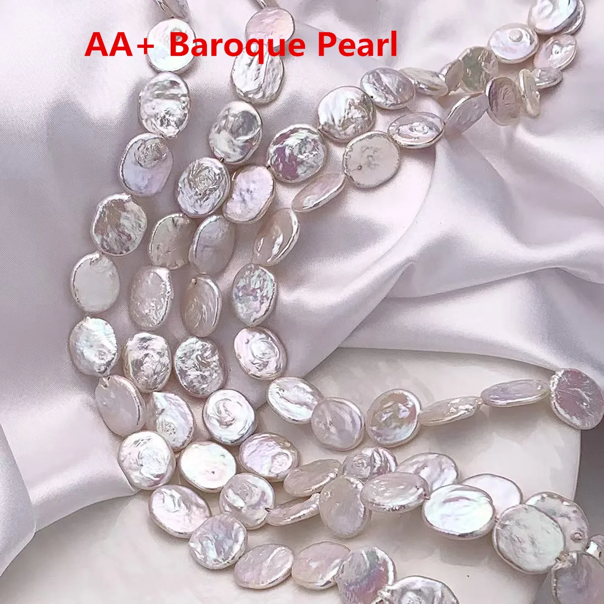 AA+ Baroque Pearl Natural Freshwater Button Pearl For Jewelry Making DIY Necklace Earrings Bracelet Accessory Length 36cm
AA+ Baroque Pearl Natural Freshwater Button Pearl For Jewelry Making DIY Necklace Earrings Bracelet Accessory Length 36cm