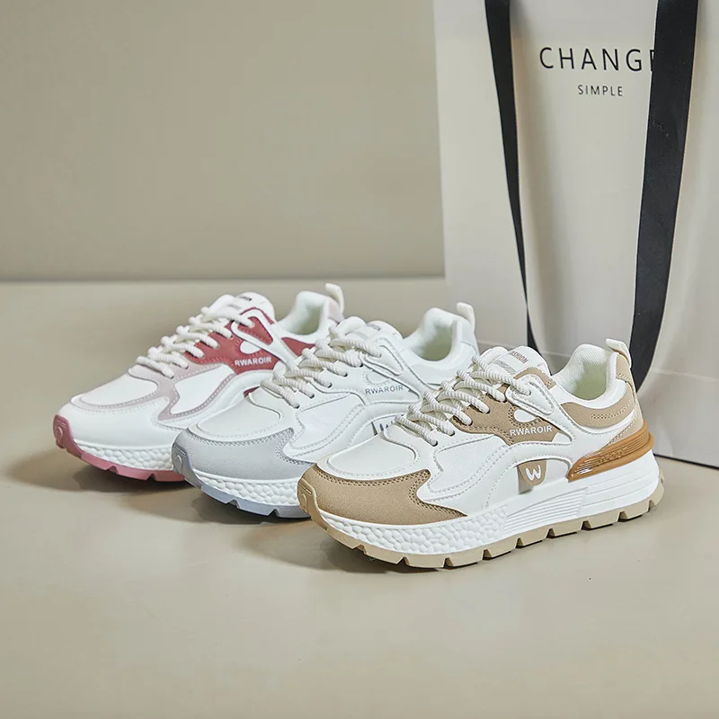 Women Thick Soled Sports Shoes Women Multifunctional Soft Soled Shoes Running Casual Shoes Color Blocked Women Vulcanized Shoes
Women Thick Soled Sports Shoes Women Multifunctional Soft Soled Shoes Running Casual Shoes Color Blocked Women Vulcanized Shoes