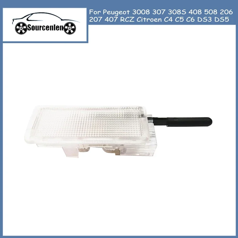 Для Peugeot 3008 307 308S 408 508 206 207 407 RCZ Citroen C4 C5 C6 DS3 DS5 Лампа бардачка 6362N7
Для Peugeot 3008 307 308S 408 508 206 207 407 RCZ Citroen C4 C5 C6 DS3 DS5 Лампа бардачка 6362N7
