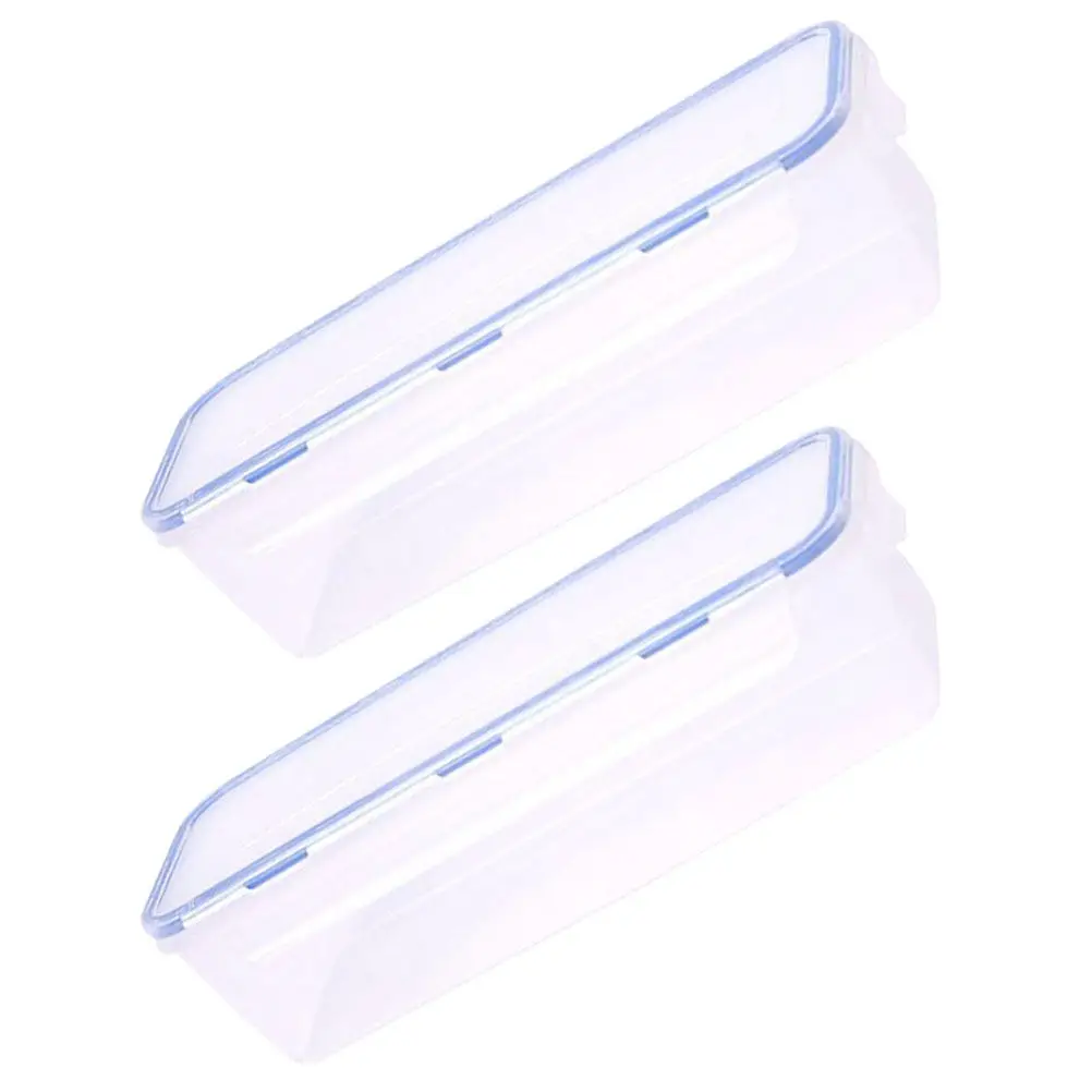 2Pcs Rectangular Food Storage Box Kitchen Airtight Pasta Noodle Organizer Crisper Lid Freshness Preservation Container
2Pcs Rectangular Food Storage Box Kitchen Airtight Pasta Noodle Organizer Crisper Lid Freshness Preservation Container