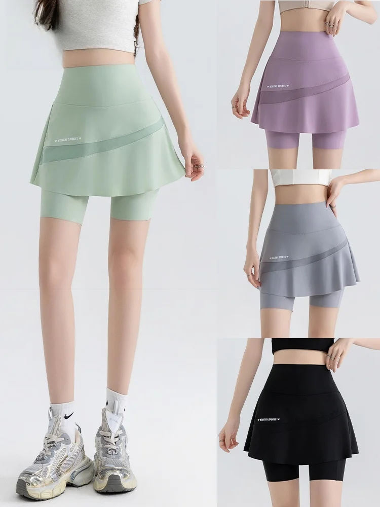 Lady Summer High Waist Sport Fitness Yoga Skirt Pants Fake Two-Piece Hip Covering Belly Slimming Non-Slip Yoga Pants
Lady Summer High Waist Sport Fitness Yoga Skirt Pants Fake Two-Piece Hip Covering Belly Slimming Non-Slip Yoga Pants