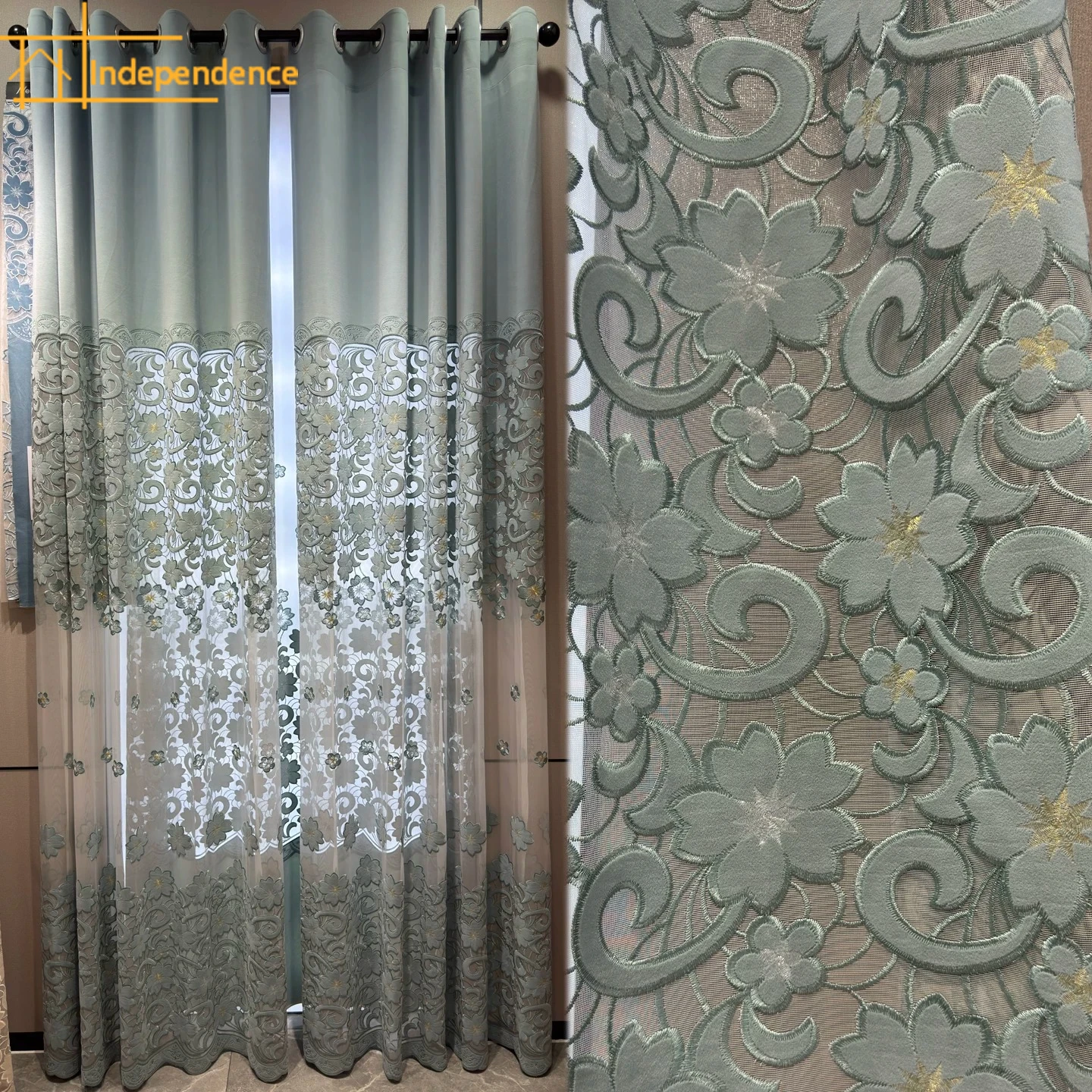 European Green Velvet Hollow Splicing Curtains for Living Room Bedroom French Window Villa Customized Finished Partition Curtain
European Green Velvet Hollow Splicing Curtains for Living Room Bedroom French Window Villa Customized Finished Partition Curtain