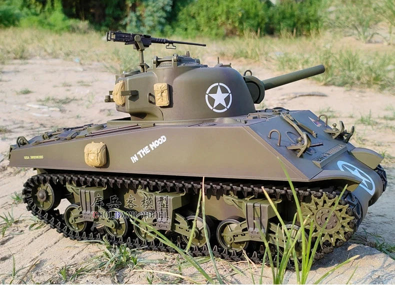 Henglong M4a3 3898-17.0 Electric Remote-Controlled Tank Model with Telescopic Gun Barrel Military Toy Gift for Collectors
Henglong M4a3 3898-17.0 Electric Remote-Controlled Tank Model with Telescopic Gun Barrel Military Toy Gift for Collectors
