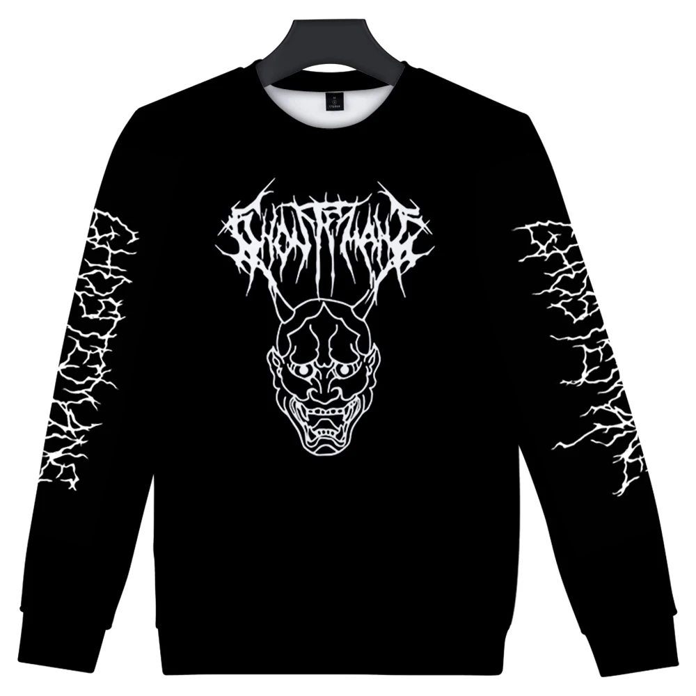 Comfortable Metal Rap Style Ghostemane World Tour Rock Music Logo 3D Round Neck Sweatshirt Men/Women Round Neck Sweatshirts
Comfortable Metal Rap Style Ghostemane World Tour Rock Music Logo 3D Round Neck Sweatshirt Men/Women Round Neck Sweatshirts