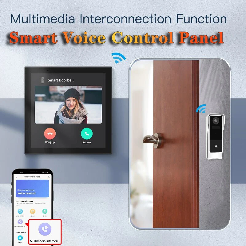 Smart Wifi Touch Control Panel 4 Inches Tuya Screen Integrated Alexa Voice Control ZigBee Gateway for Intelligent Home Scenarios
Smart Wifi Touch Control Panel 4 Inches Tuya Screen Integrated Alexa Voice Control ZigBee Gateway for Intelligent Home Scenarios