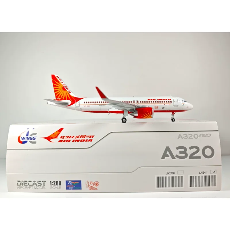 JC Wings 1/200 Scale Indian Airlines A320neo VT-EXK Alloy Aircraft Model Collection Decoration Item
JC Wings 1/200 Scale Indian Airlines A320neo VT-EXK Alloy Aircraft Model Collection Decoration Item