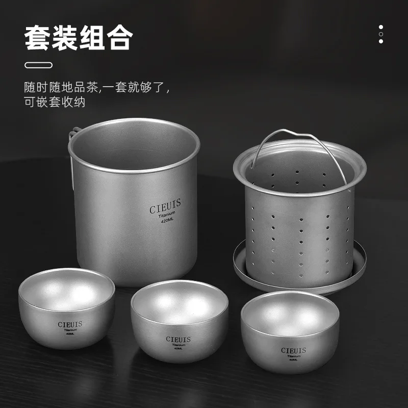 Pure Titanium Folding Mug, Tea Filter, Portable, Ultra Light, Camping, Outdoor, Travel, Home, 420ml, A969
Pure Titanium Folding Mug, Tea Filter, Portable, Ultra Light, Camping, Outdoor, Travel, Home, 420ml, A969