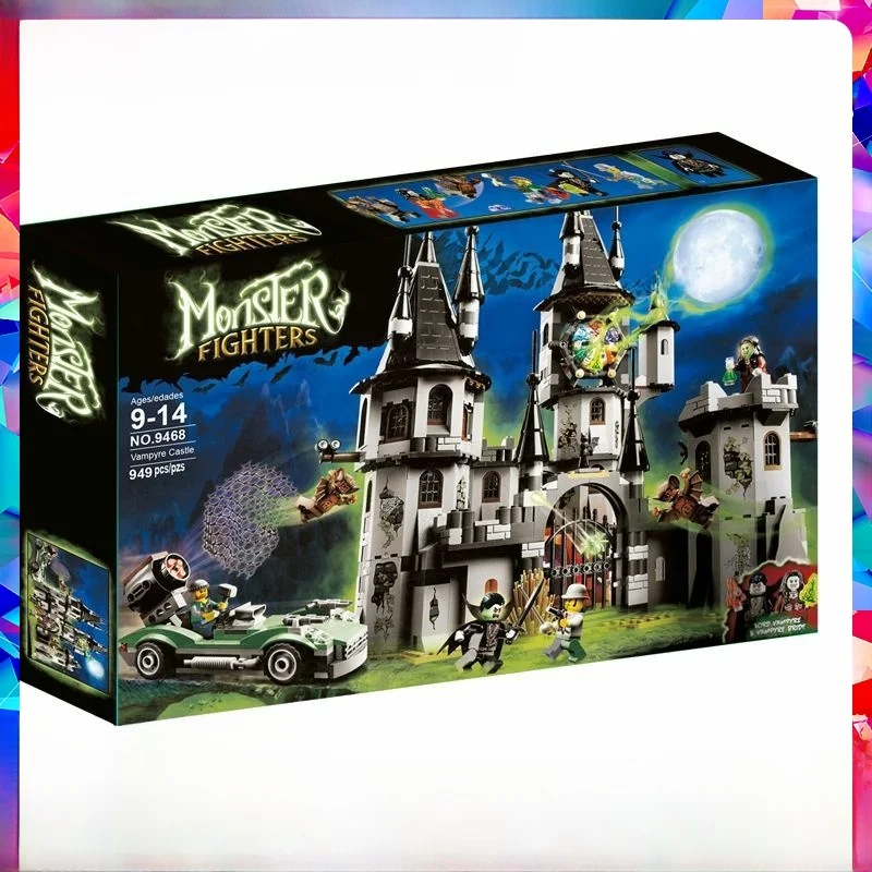 Monster Warrior Castle 98 Haunted House Children's Eonal Building Blos Toys Gift for Boys Advanced Difficul
Monster Warrior Castle 98 Haunted House Children's Eonal Building Blos Toys Gift for Boys Advanced Difficul