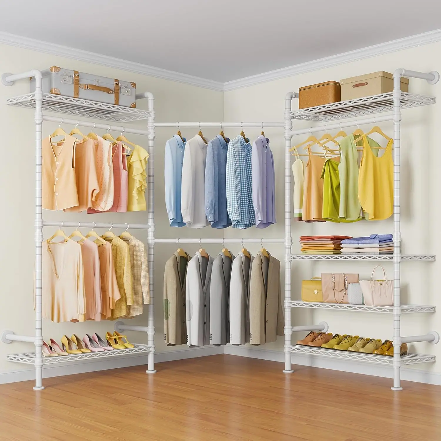L3 L Shape Garment Ra Heavy Duty Clothes Ra For Hanging Clothes, Expandable Industrial Pipe Wall Mounted Clothing Ra,
L3 L Shape Garment Ra Heavy Duty Clothes Ra For Hanging Clothes, Expandable Industrial Pipe Wall Mounted Clothing Ra,