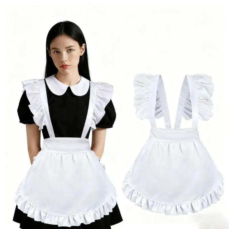 31BF Quick Wear Maid Costume Apron Elegant Polyester Aprons Decorative Lace Trim Role Play Outfit Easy Wear
31BF Quick Wear Maid Costume Apron Elegant Polyester Aprons Decorative Lace Trim Role Play Outfit Easy Wear