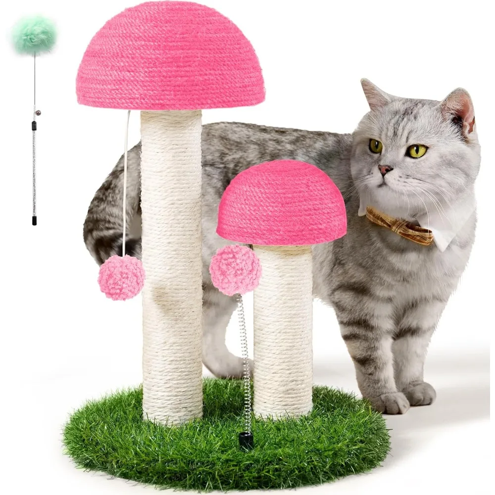 Cat Scratching Post Mushroom Natural Sisal Board Scratcher for Kitten Health and Good Behavior, Furniture Scratch Deterrent
Cat Scratching Post Mushroom Natural Sisal Board Scratcher for Kitten Health and Good Behavior, Furniture Scratch Deterrent