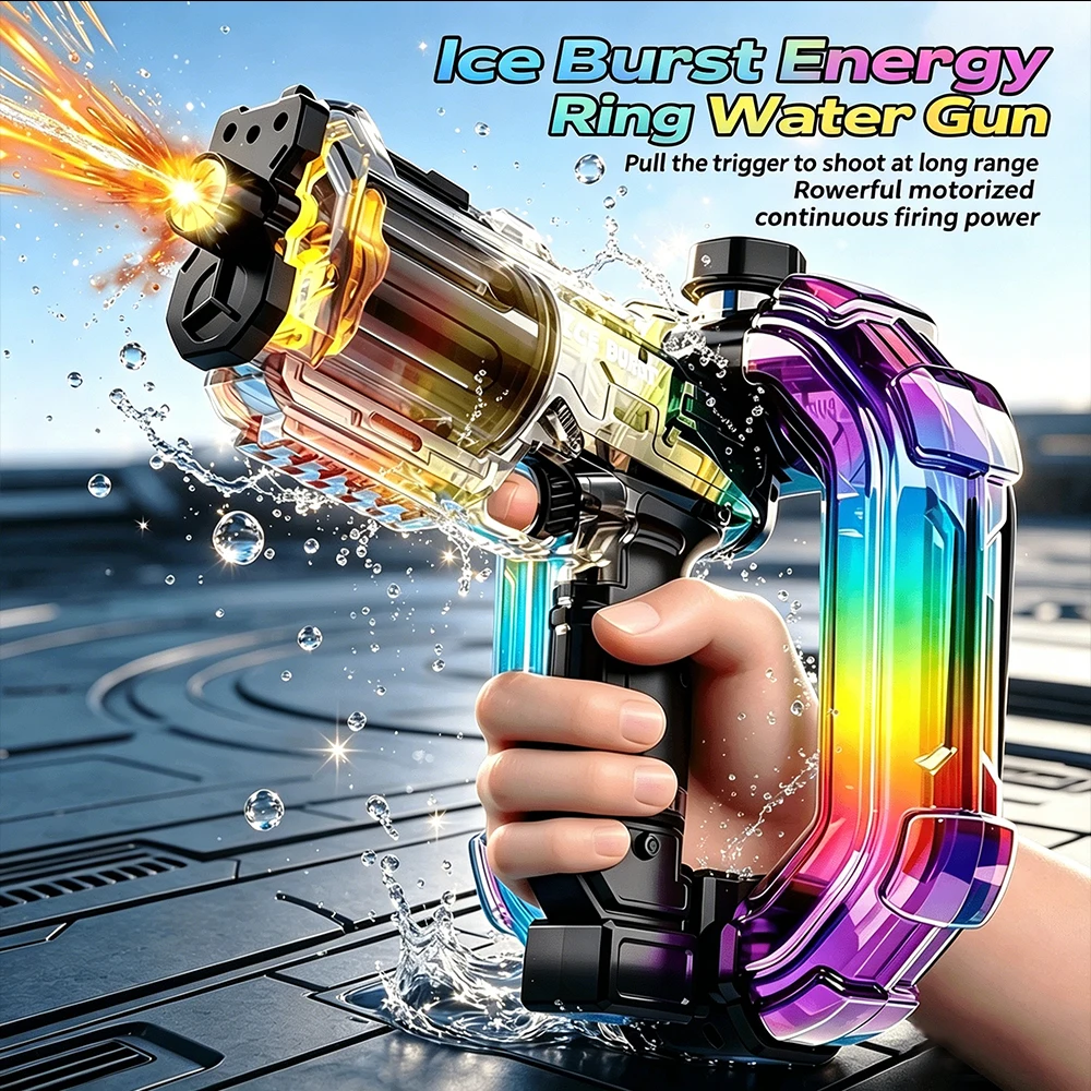 Electric Water Guns For Adults Powerful Squirt Wheel Ice Explosion Suction Water Blasters Summer Outdoor Beach Toy For Kid Gifts
Electric Water Guns For Adults Powerful Squirt Wheel Ice Explosion Suction Water Blasters Summer Outdoor Beach Toy For Kid Gifts