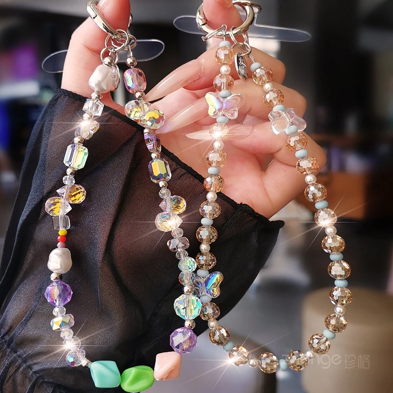 Butterfly Phone Chain Bead Wrist Pendant with A Light Luxury and High-end Feel
Butterfly Phone Chain Bead Wrist Pendant with A Light Luxury and High-end Feel