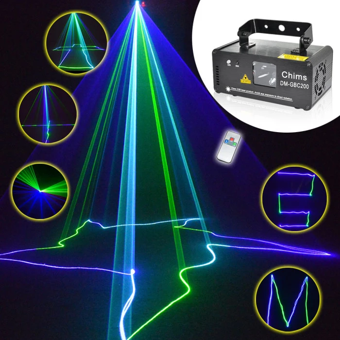 Remote 8 CH DMX Mini Green Blue Cyan GBC 200mW Laser DPSS Stage Lighting Scanner DJ Party Show LED Projector Light
Remote 8 CH DMX Mini Green Blue Cyan GBC 200mW Laser DPSS Stage Lighting Scanner DJ Party Show LED Projector Light