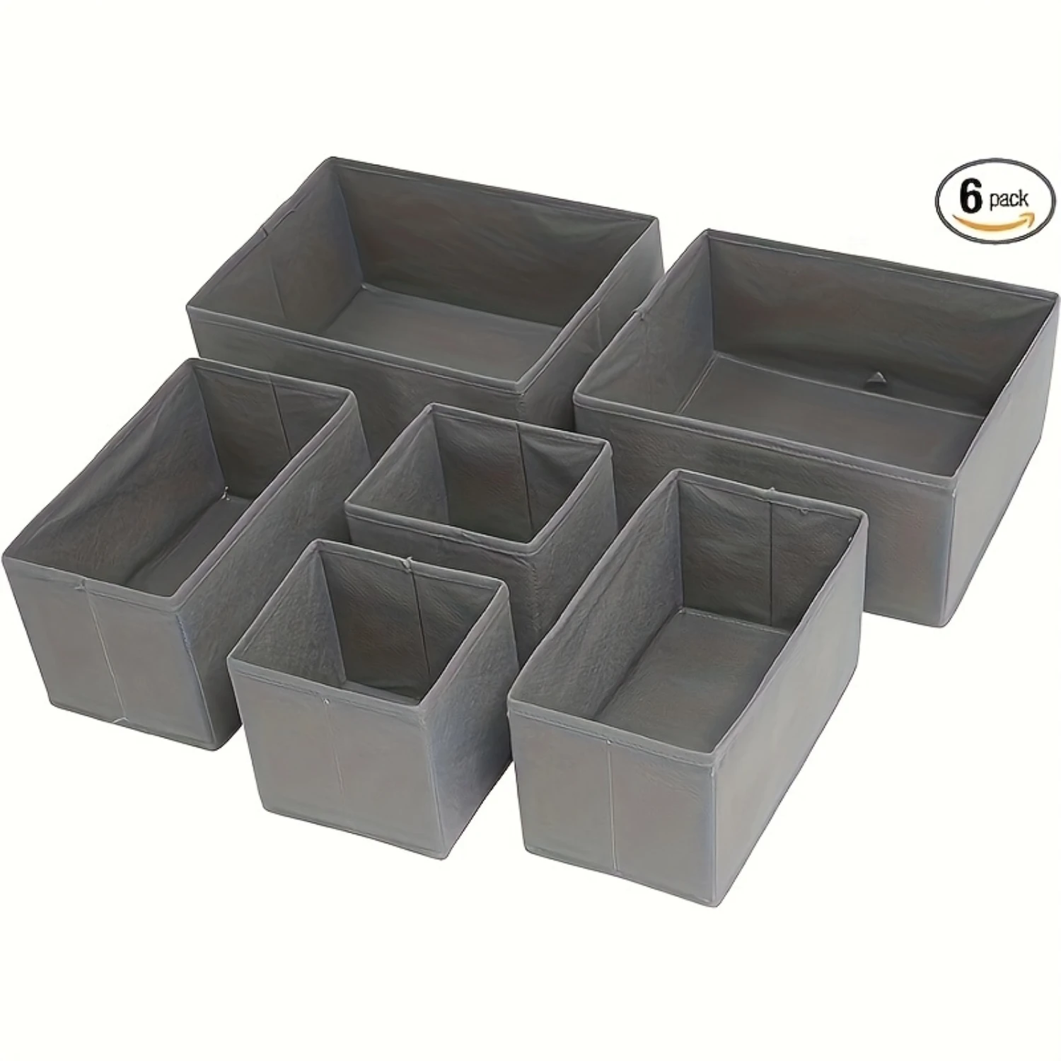 Simple Houseware Foldable Cloth Box Closet Dresser Drawer Divider Organizer Basket Bins for Underwear Bras, Dark Grey (Set of 6
Simple Houseware Foldable Cloth Box Closet Dresser Drawer Divider Organizer Basket Bins for Underwear Bras, Dark Grey (Set of 6