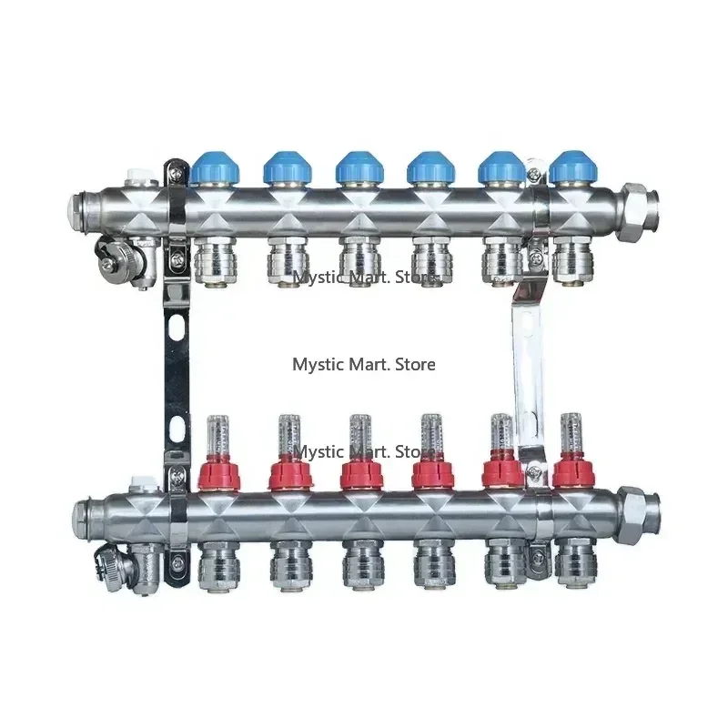 Stainless Steel HVAC Underfloor Manifold floor heating with Flow Meters
Stainless Steel HVAC Underfloor Manifold floor heating with Flow Meters