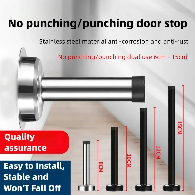 Extra Long Stainless Steel Door Stop Rubber Tipped Floor Mounted Wall Protector Home Wall Guard Bumper for Sliding Doors
Extra Long Stainless Steel Door Stop Rubber Tipped Floor Mounted Wall Protector Home Wall Guard Bumper for Sliding Doors