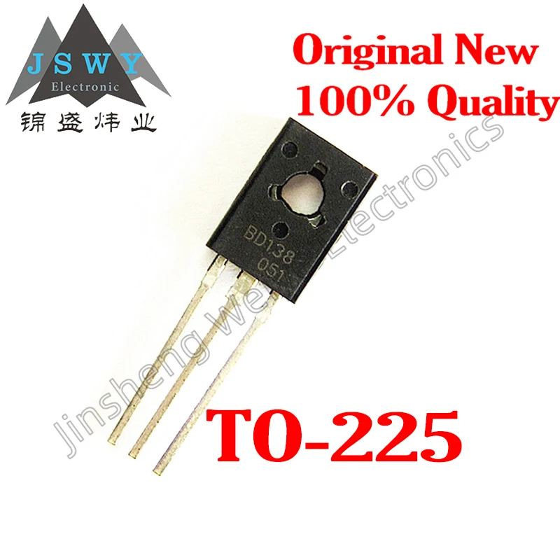 (20/50 pcs) BD138 TO-225-3/PNP Type Medium Power Bipolar Transistor/- 60V- 1.5A/New Original Stock Electronics
(20/50 pcs) BD138 TO-225-3/PNP Type Medium Power Bipolar Transistor/- 60V- 1.5A/New Original Stock Electronics
