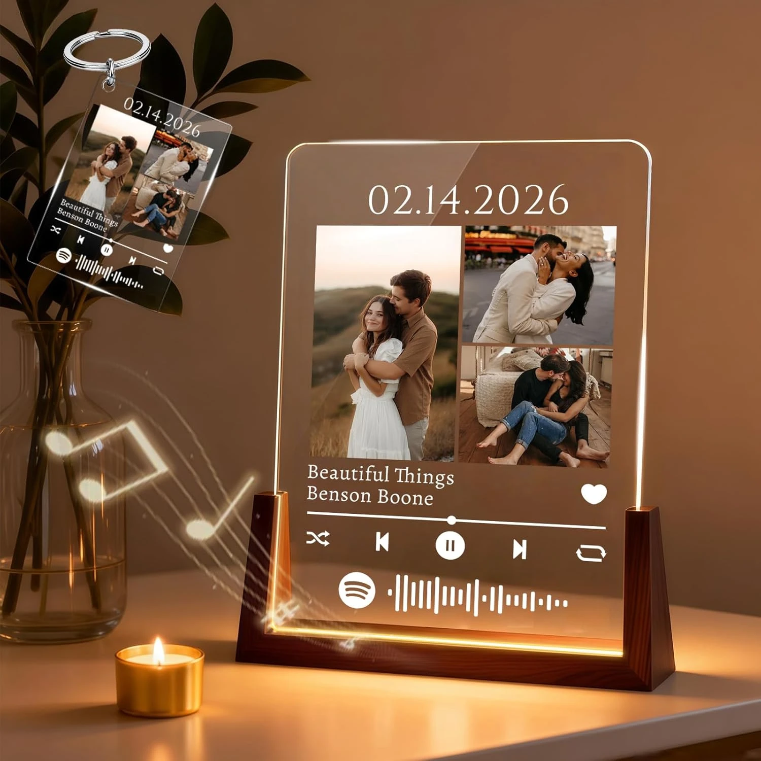 Personalized Music Plaque Custom Song Photo Frame Gift For Couples Girlfriend Boyfriend Valentines Anniversary Warm Glow Decor
Personalized Music Plaque Custom Song Photo Frame Gift For Couples Girlfriend Boyfriend Valentines Anniversary Warm Glow Decor
