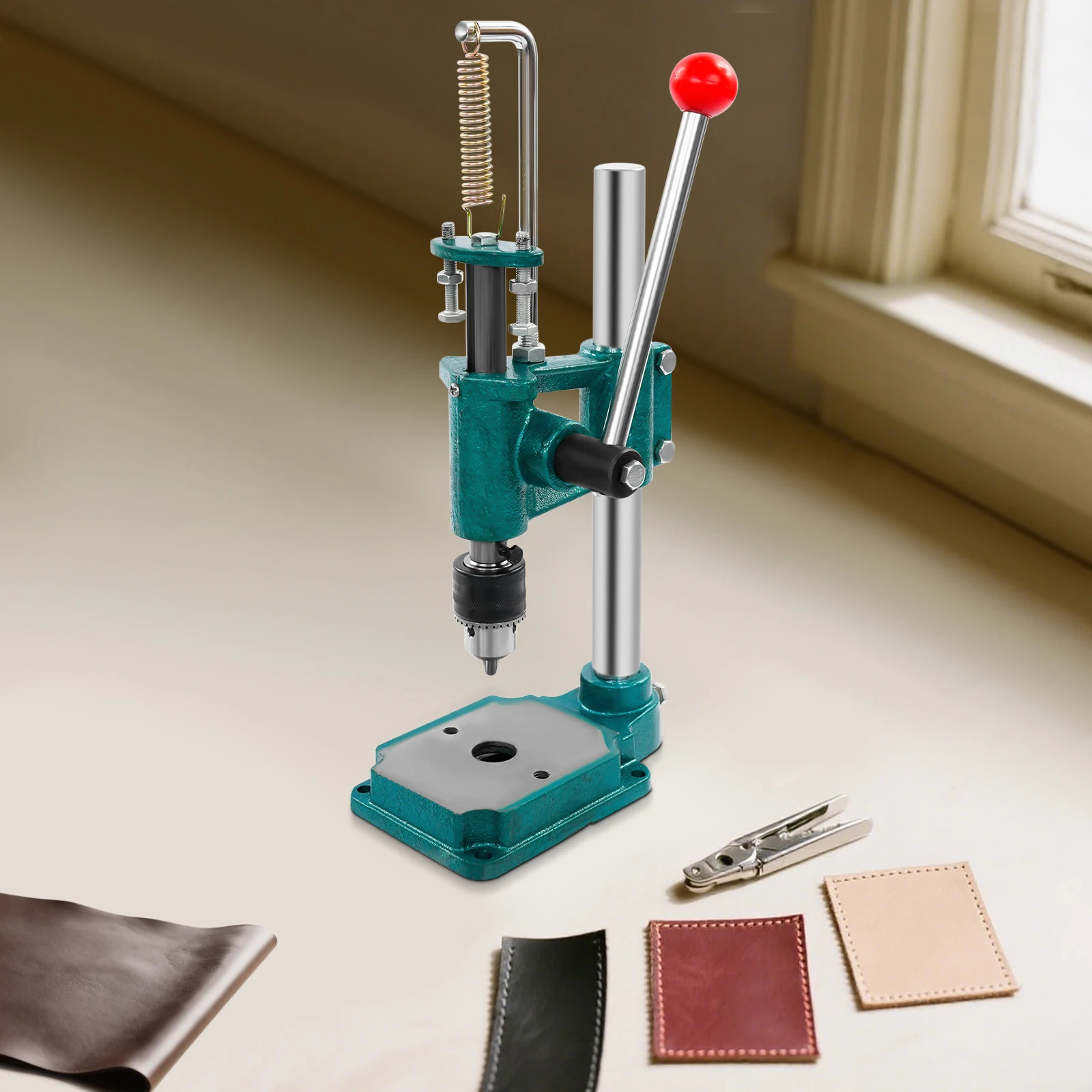 Leather Hole Puncher 1.5-13mm Manual Press Puncher Adjustable Height 0-16cm for Punching & Perforating Various Products
Leather Hole Puncher 1.5-13mm Manual Press Puncher Adjustable Height 0-16cm for Punching & Perforating Various Products