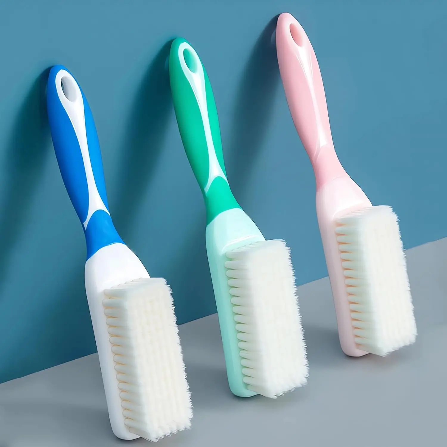 5 long handled ultra soft bristle cleaning brushes (shipped in random colors), specifically designed for cleaning clothing, shoes, and sports shoes, with a portable design that efficiently removes clothing stains
5 long handled ultra soft bristle cleaning brushes (shipped in random colors), specifically designed for cleaning clothing, shoes, and sports shoes, with a portable design that efficiently removes clothing stains