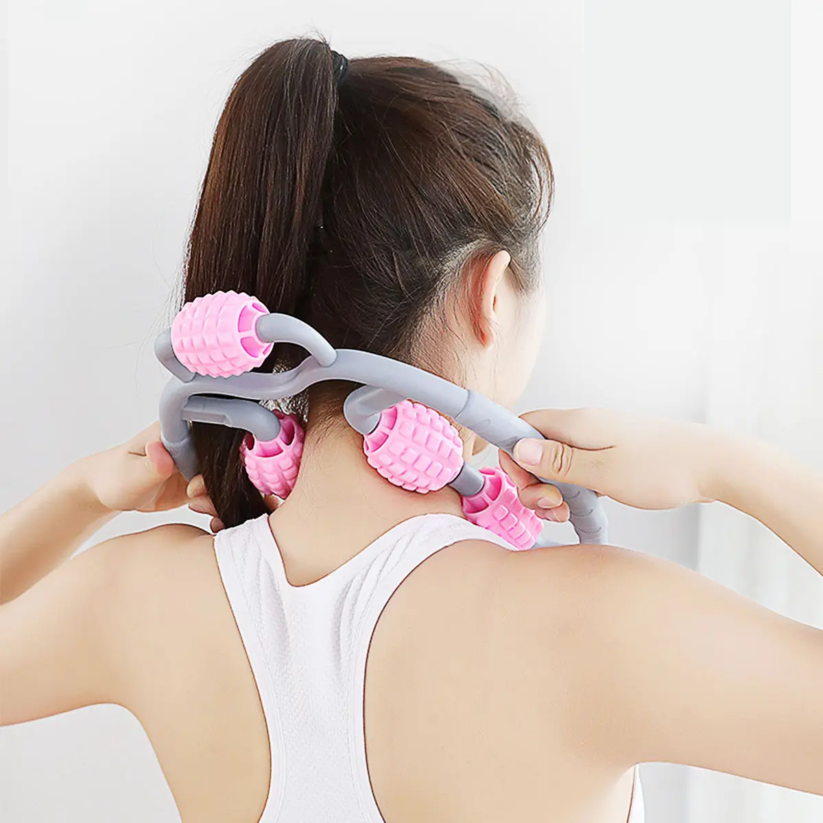 Pink Multi-Function Leg Massager Muscle Relaxation Roller Adjustable Fitness Clamp Roller Massage Stick for Legs Neck Shoulders
Pink Multi-Function Leg Massager Muscle Relaxation Roller Adjustable Fitness Clamp Roller Massage Stick for Legs Neck Shoulders