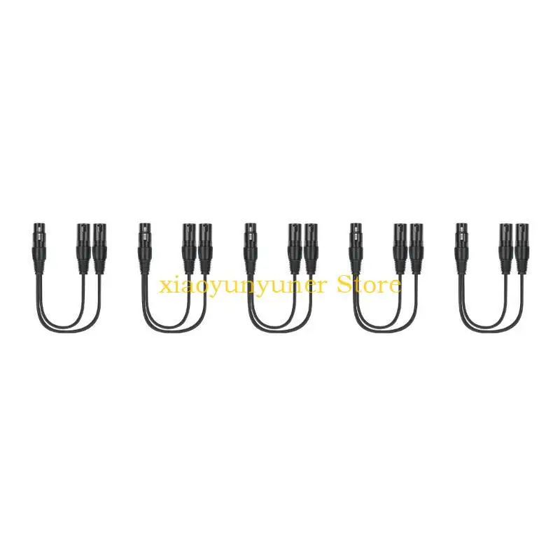 P9JB 3Pin Splitter 1 Female to 2 Male 3Pin Splitter Cable 3Pin Y Splitter Microphone Cable 3Pin Female to 3Pin Male Splitter
P9JB 3Pin Splitter 1 Female to 2 Male 3Pin Splitter Cable 3Pin Y Splitter Microphone Cable 3Pin Female to 3Pin Male Splitter