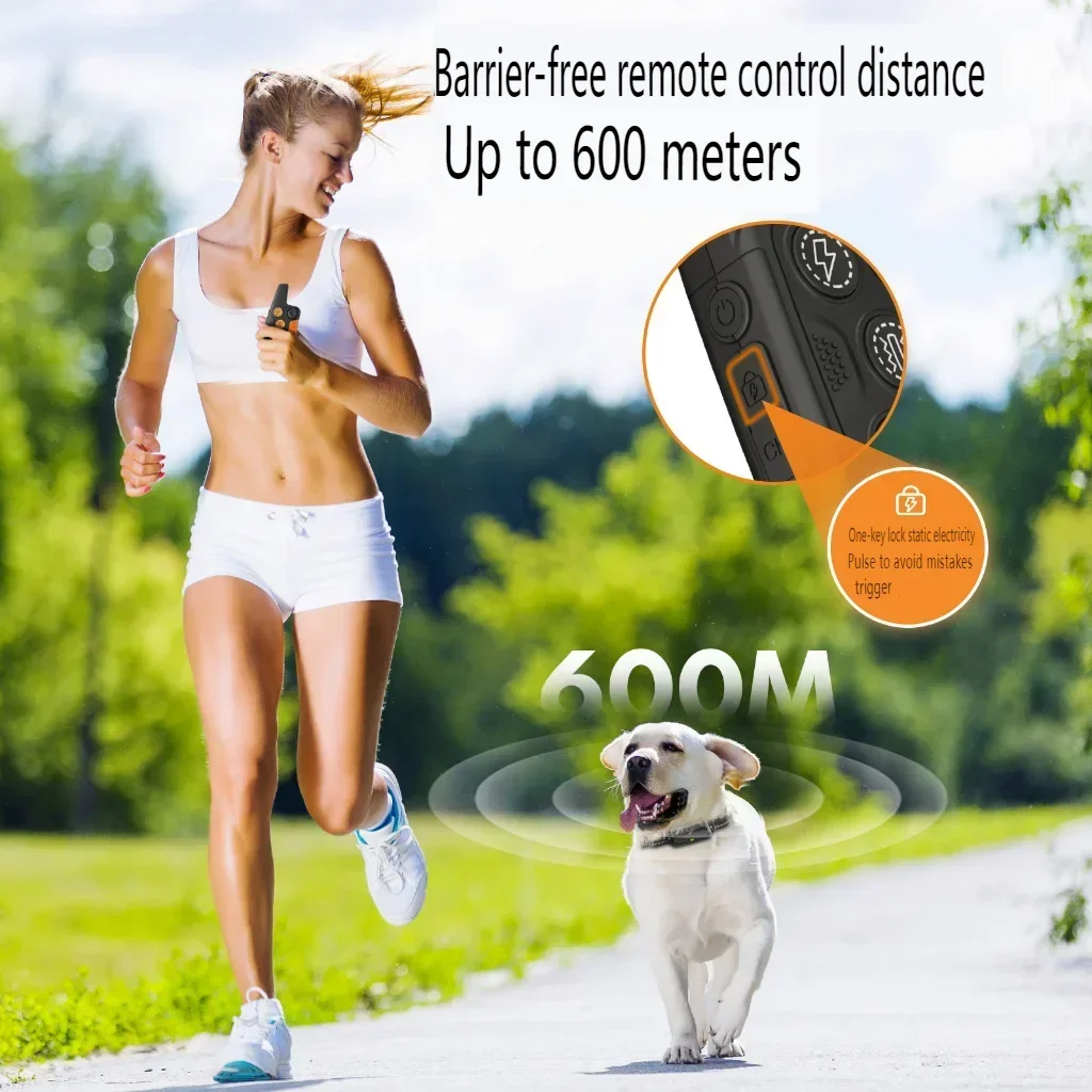New 600M Electronic Smart Dog Training Device with Remote, Pet Bark Stop Collar, LED Display IP67 Waterproof Training Dog Collar
New 600M Electronic Smart Dog Training Device with Remote, Pet Bark Stop Collar, LED Display IP67 Waterproof Training Dog Collar